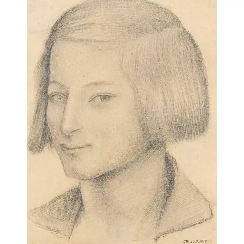 François Barraud — Jeune femme.