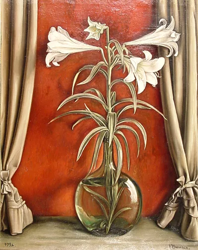 François Barraud — Fleurs de lis, 1934