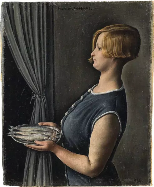 François Barraud — La Femme aux poissons — Galerie Kornfeld