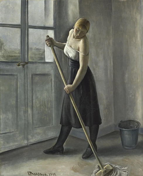 François Barraud — FILLE AU TRAVAIL, 1933GIRL AT WORK, 1933