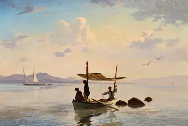 Partie de pêche au large de Dorigny