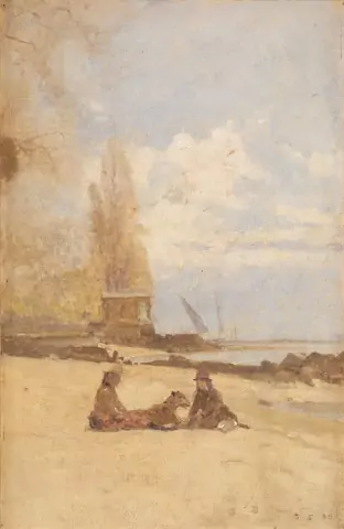 Seeufer in Ouchy, 1889