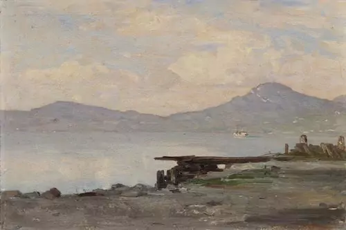 FRANÇOIS BOCION — Vapeur au large d'Excenevex. Um 1875. — Koller Auktionen