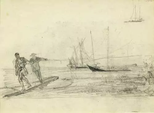 FRANÇOIS BOCION — Scène de halage. — Koller Auktionen