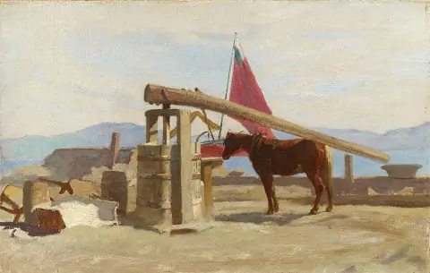 Cheval à l’abreuvoir