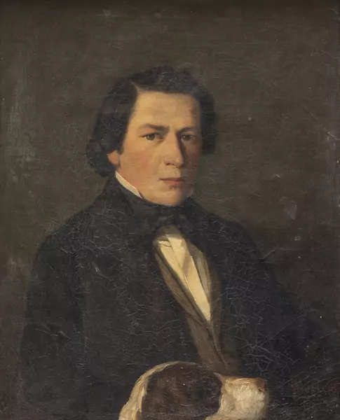 François BOCION (1828-1890), "Portrait de Monsieur Daxelhofer", huile — DognyAuction