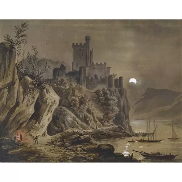 "Château au clair de lune"