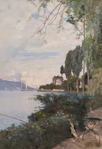 Maison Forel à Clarens, um 1880