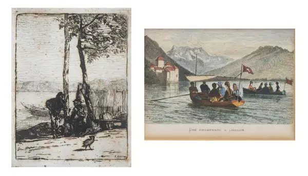 François BOCION (1828-1890), ensemble de deux œuvres — DognyAuction