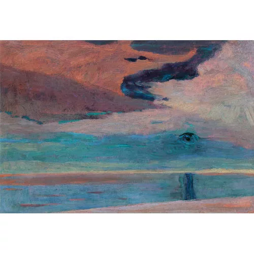 François Bocion — Coucher de soleil sur le Léman.