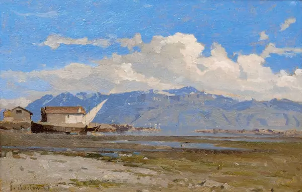 François Bocion — Le port de Paudex