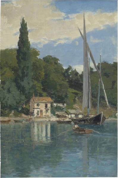 François Bocion — Le port d'Yvoire
