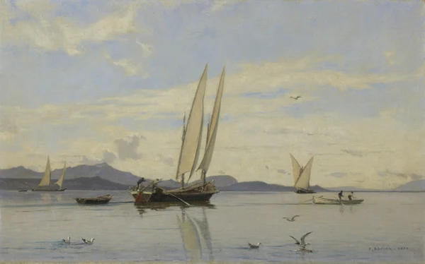 François Bocion — Scène lémanique, 1879