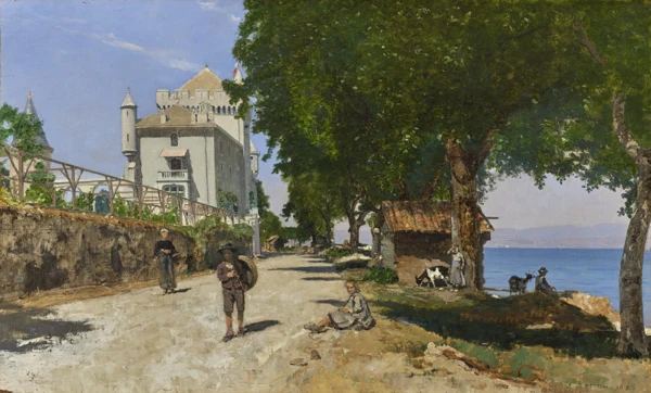 François Bocion — Château Tourronde à St-Gingolph, 1885