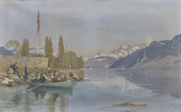 François Bocion — Animation aux quais de Vevey