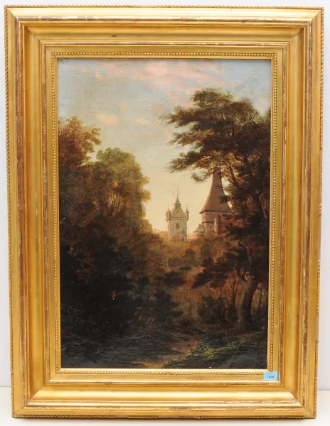 François Bonnet — Attribué à François Bonnet — Blick auf Estavayer