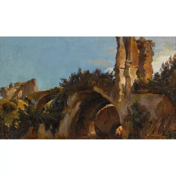 François Bonnet — Antike Ruinen in Italien.