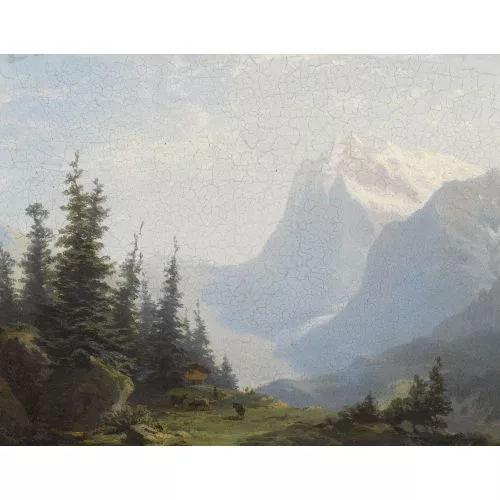 François de Niederhäusern — Das Wetterhorn.