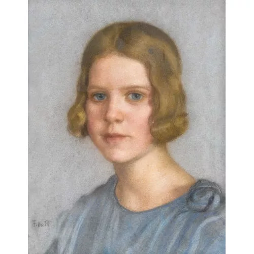 François de Ribaupierre — Porträt einer jungen Frau.