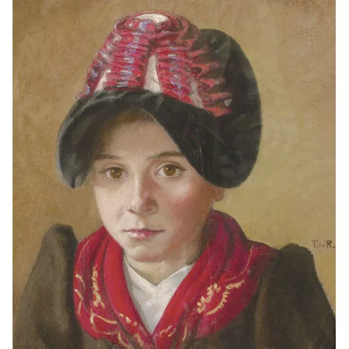 François de Ribaupierre — Jeune fille valaisanne.