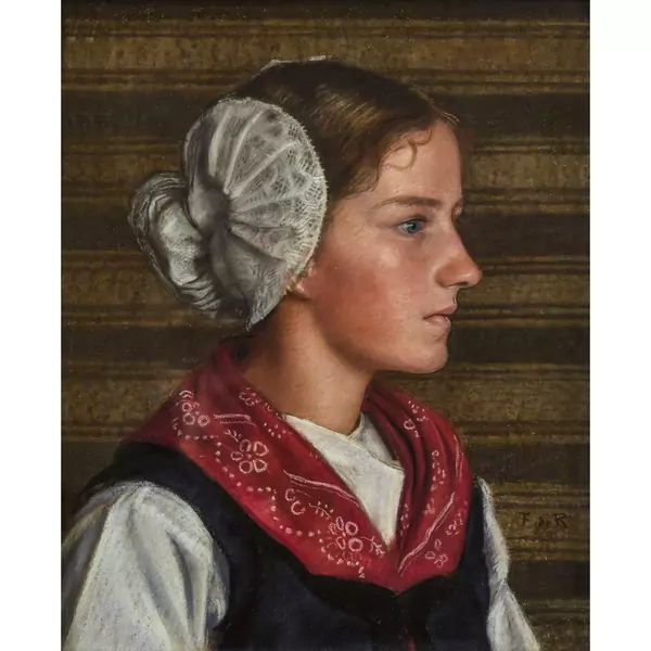 Jeune fille valaisanne