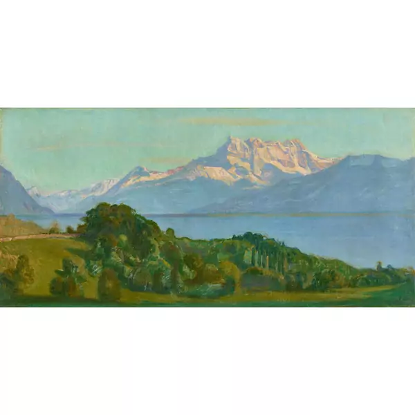 Lac Léman et Dents du Midi