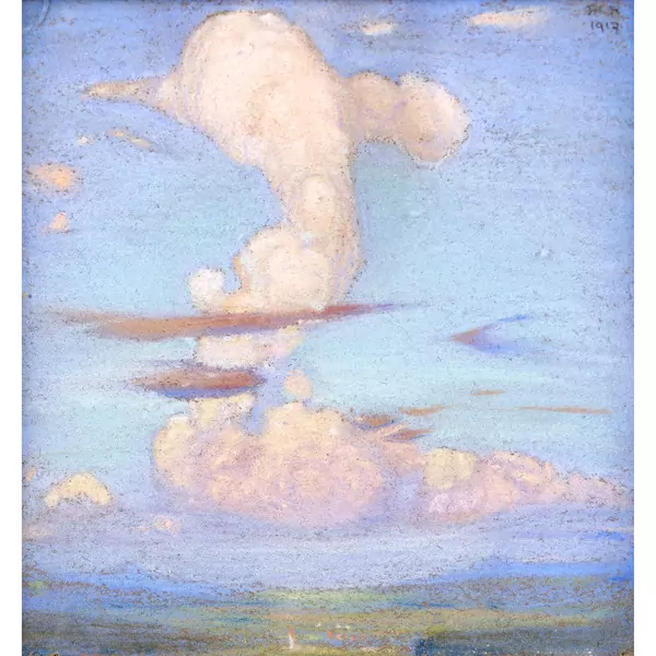 Wolken über Landschaft