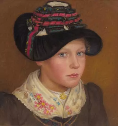FRANÇOIS DE RIBAUPIERRE — Evolene girl. — Koller Auktionen