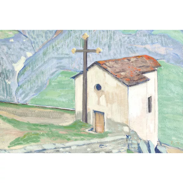 François de Ribaupierre — Kapelle mit Wegkreuz.