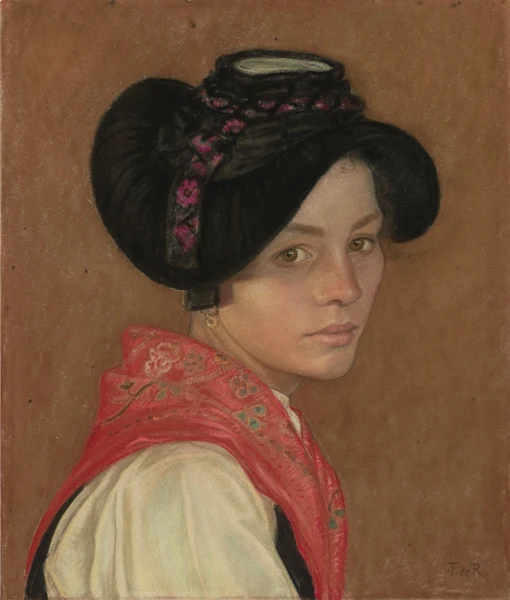 François de Ribaupierre — Portrait d' une valaisanne