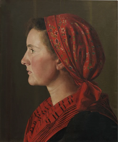 François de Ribaupierre — Tête de jeune fille