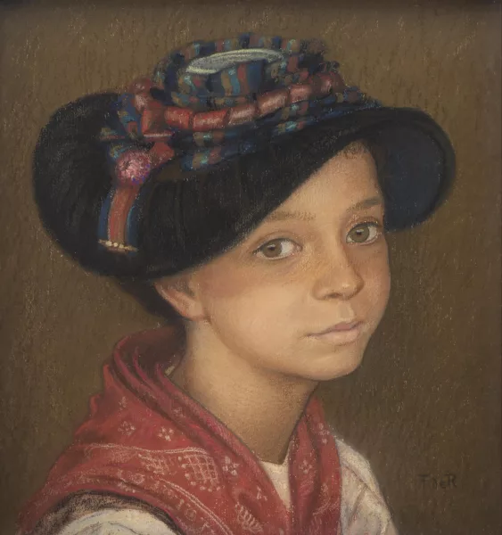 François De Ribeaupierre — François de RIBEAUPIERRE (1886-1981) "Jeune Evolénarde"