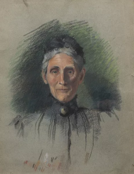 François De Ribeaupierre — Portrait de vielle dame