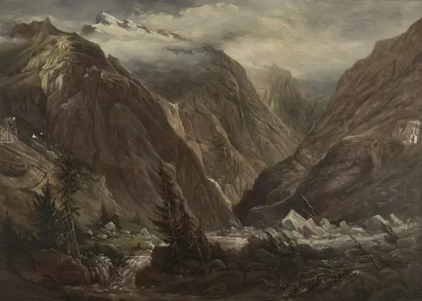 Attribué à François Diday (1802-1877) — Genève Enchères