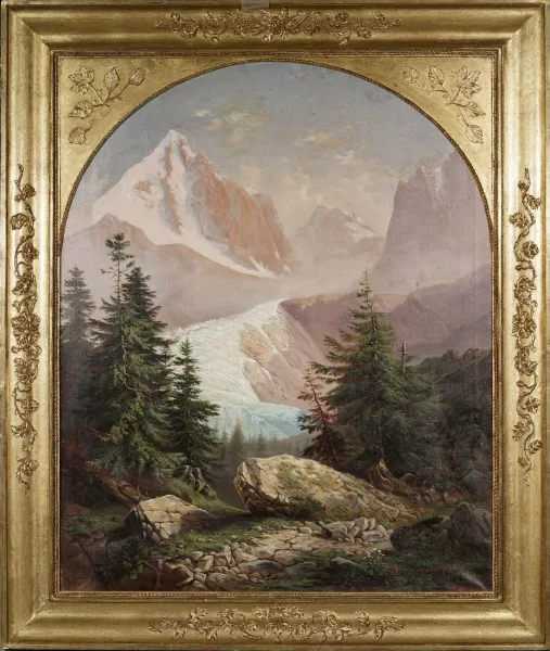 François Diday — Glacier en montagne