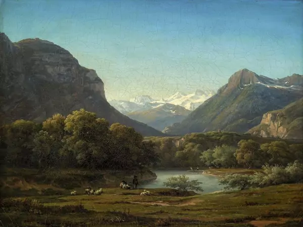 Suiveur de François Diday (1802-1877) — Genève Enchères