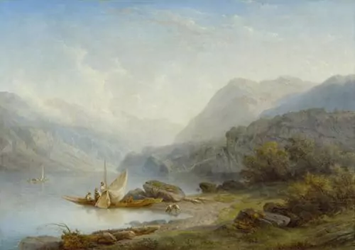 FRANÇOIS DIDAY — Seelandschaft. 1874. — Koller Auktionen
