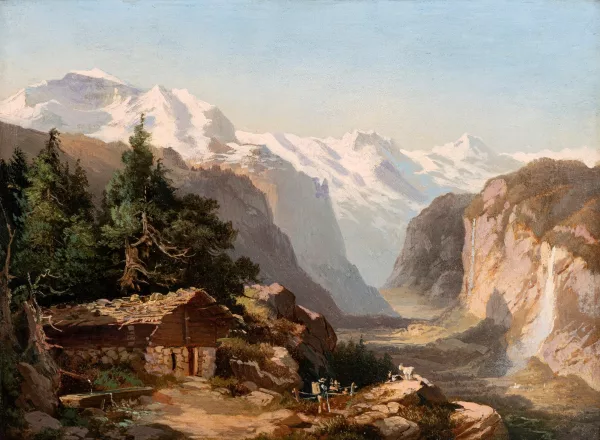 François Diday — "Das Lauterbrunnental"