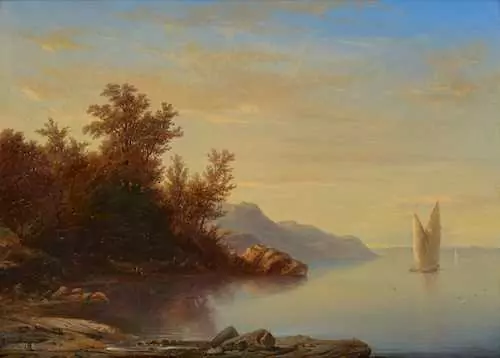 FRANÇOIS DIDAY — Au bord du Lac Léman. — Koller Auktionen