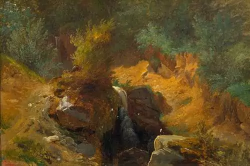 FRANÇOIS DIDAY — Terrain et eau à Aiquebelle (Salève). — Koller Auktionen