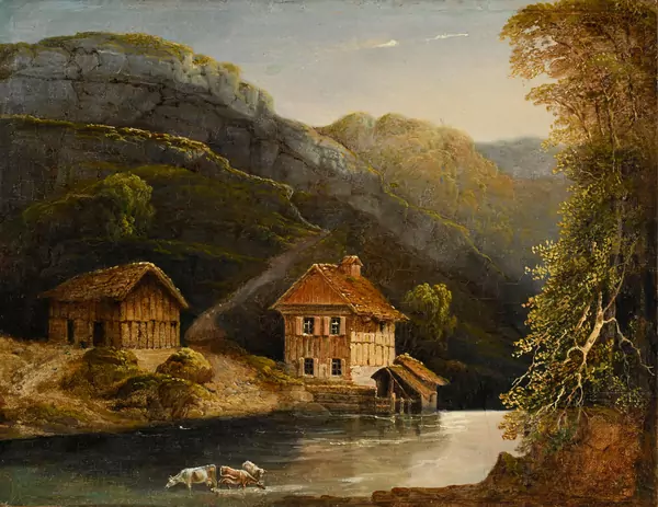 François Diday — attribué à, "Forêt-Noire"