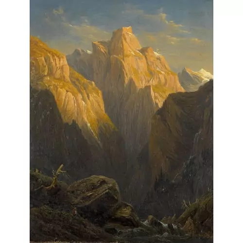 Wilde Gebirgslandschaft