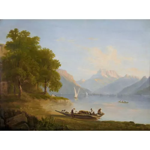 Lac Léman et les Dents du Midi