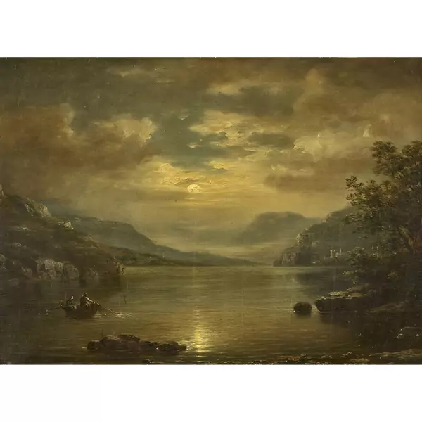 Der Vierwaldstättersee bei Mondschein
