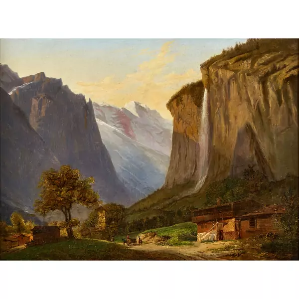Der Staubbachfall im Lauterbrunnental