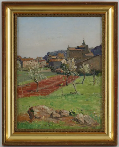 François Furet — François Furet (1842-1919), \\Paysage de campagne\\,