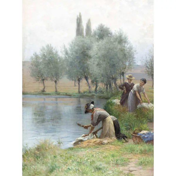 François Furet — Les lavandières.