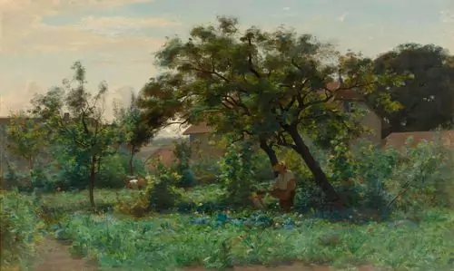 FRANÇOIS FURET — Sommerliche Gartenansicht. — Koller Auktionen