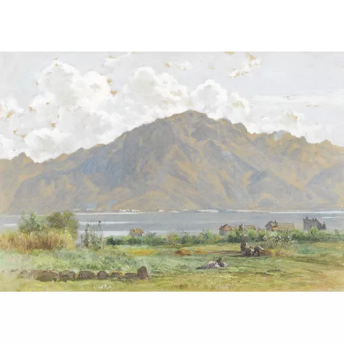 François Furet — Ansicht des Genfersees mit dem Grammont.
