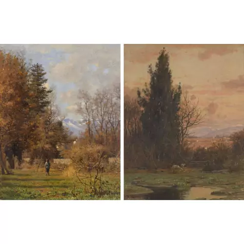 Herbstliche Landschaften. Gegenstücke